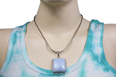 SKU 11155 unique Chalcedony pendants Jewelry