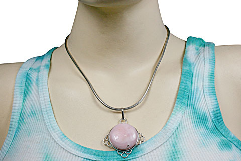 SKU 11156 unique Pink Opal pendants Jewelry