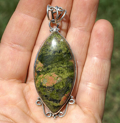 SKU 11197 unique Unakite pendants Jewelry