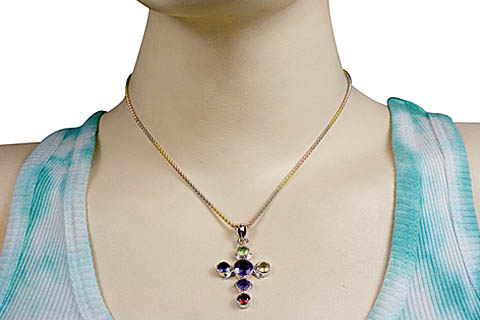SKU 11275 unique Multi-stone pendants Jewelry