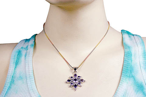 SKU 11281 unique Amethyst pendants Jewelry