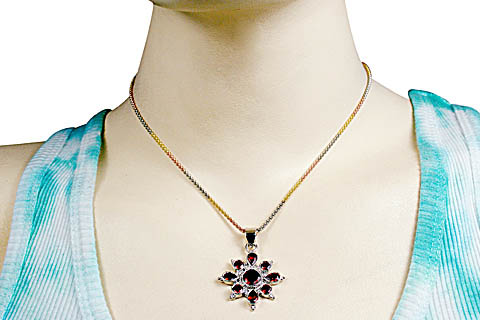 SKU 11283 unique Garnet pendants Jewelry
