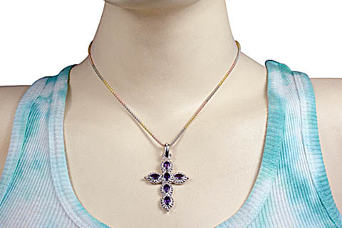 SKU 11291 unique Amethyst pendants Jewelry