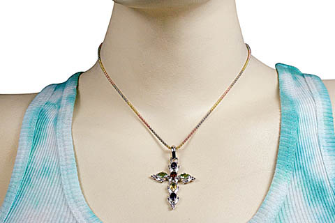 SKU 11310 unique Multi-stone pendants Jewelry