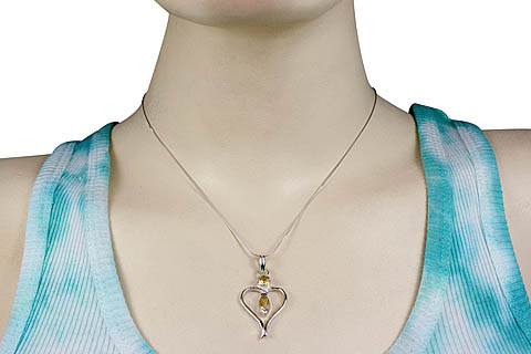 SKU 11420 unique Citrine pendants Jewelry