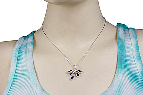 SKU 11423 unique Sapphire pendants Jewelry