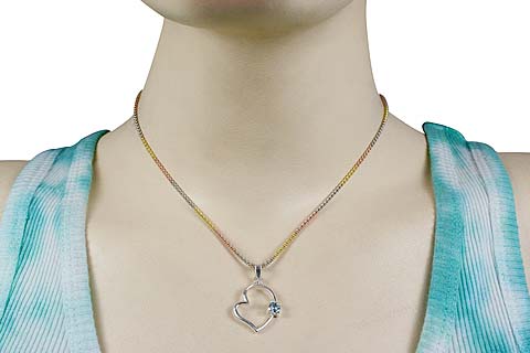 SKU 11445 unique Blue Topaz pendants Jewelry