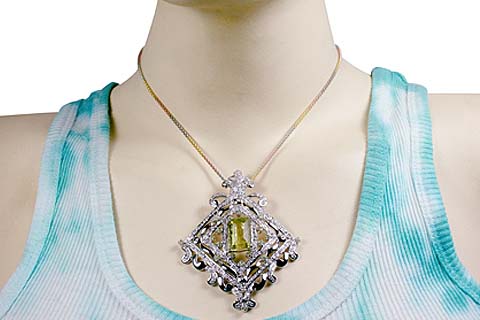 SKU 11525 unique Lemon Quartz pendants Jewelry