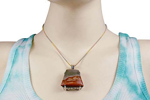 SKU 11590 unique Jasper pendants Jewelry