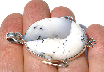 SKU 11724 unique Dendrite opal pendants Jewelry
