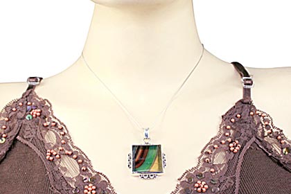 SKU 11971 unique Fluorite pendants Jewelry
