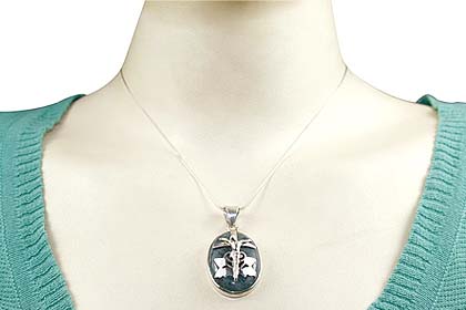 SKU 12264 unique Moss agate pendants Jewelry