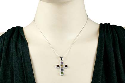 SKU 12327 unique Multi-stone pendants Jewelry