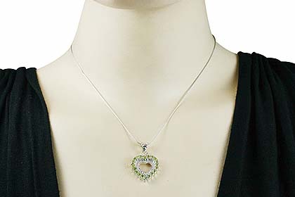 SKU 12401 unique Peridot pendants Jewelry