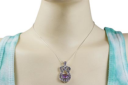 SKU 12568 unique Amethyst pendants Jewelry