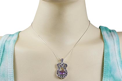 SKU 12568 unique Amethyst pendants Jewelry