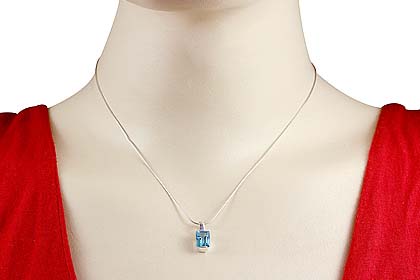 SKU 12777 unique Blue topaz pendants Jewelry