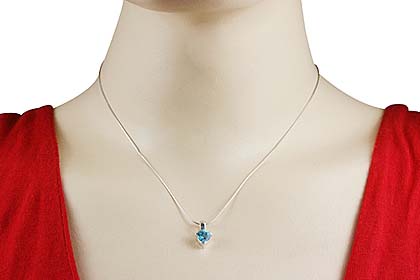 SKU 12803 unique Blue topaz pendants Jewelry