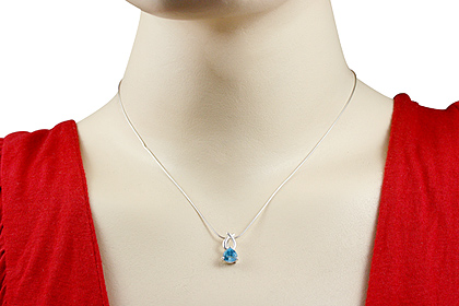 SKU 12831 unique Blue topaz pendants Jewelry