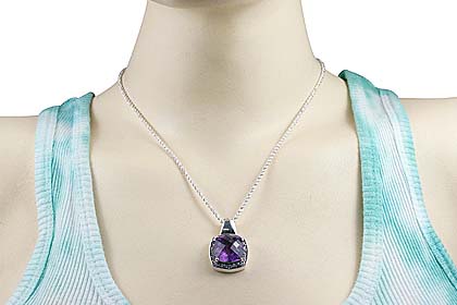 SKU 12959 unique Amethyst pendants Jewelry