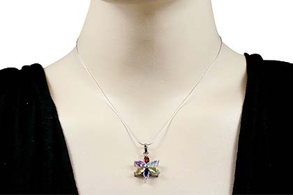 SKU 12981 unique Multi-stone pendants Jewelry