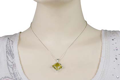 SKU 13471 unique Lemon quartz pendants Jewelry