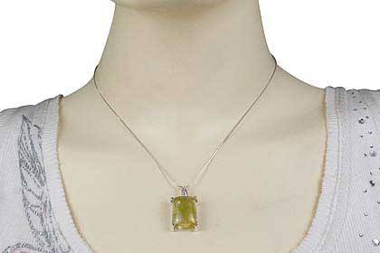 SKU 13474 unique Lemon quartz pendants Jewelry