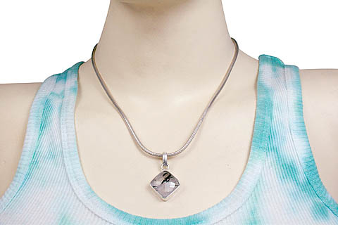 SKU 13540 unique Rutilated Quartz pendants Jewelry