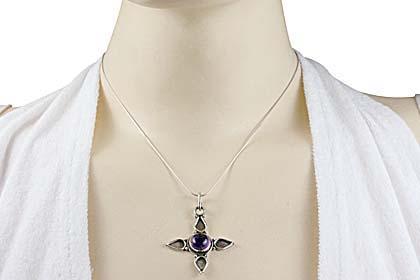 SKU 13823 unique Amethyst pendants Jewelry