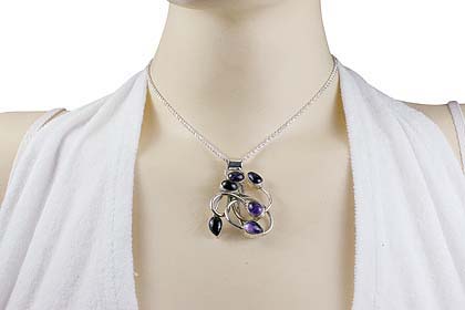 SKU 13836 unique Amethyst pendants Jewelry