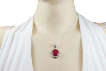 SKU 13865 unique Ruby pendants Jewelry