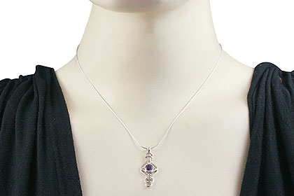 SKU 14684 unique Amethyst pendants Jewelry