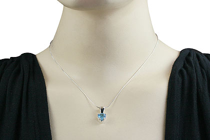 SKU 14750 unique Blue topaz pendants Jewelry