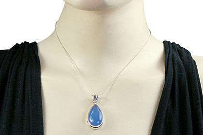 SKU 15345 unique Chalcedony pendants Jewelry