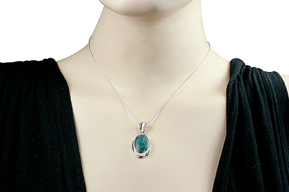 SKU 15389 unique Chrysocolla pendants Jewelry