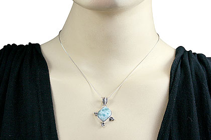 SKU 15508 unique Larimar pendants Jewelry