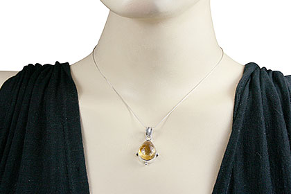 SKU 15522 unique Citrine pendants Jewelry