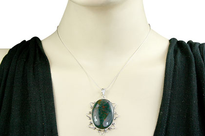 SKU 15677 unique Bloodstone pendants Jewelry