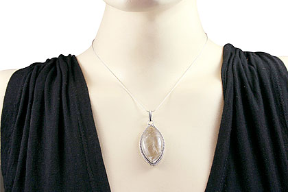 SKU 9292 unique Rutilated Quartz pendants Jewelry