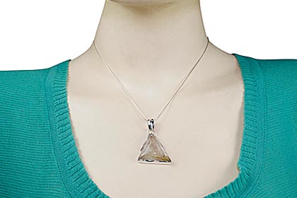 SKU 9293 unique Rutilated Quartz pendants Jewelry