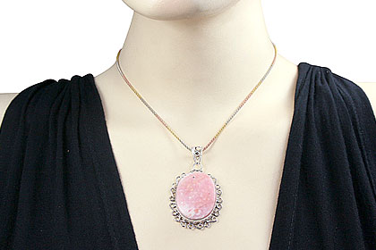 SKU 9300 unique Pink Opal pendants Jewelry