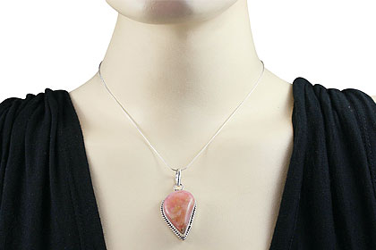 SKU 9305 unique Pink Opal pendants Jewelry