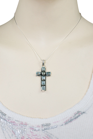 SKU 9463 unique Blue Topaz pendants Jewelry
