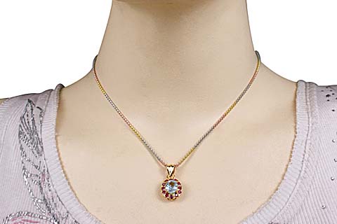 SKU 9945 unique Blue Topaz pendants Jewelry