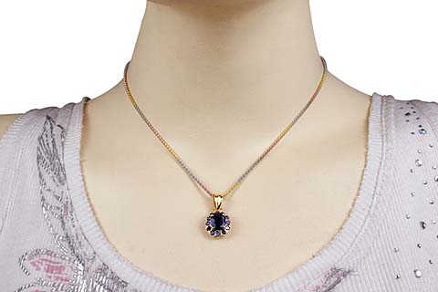SKU 9948 unique Sapphire pendants Jewelry