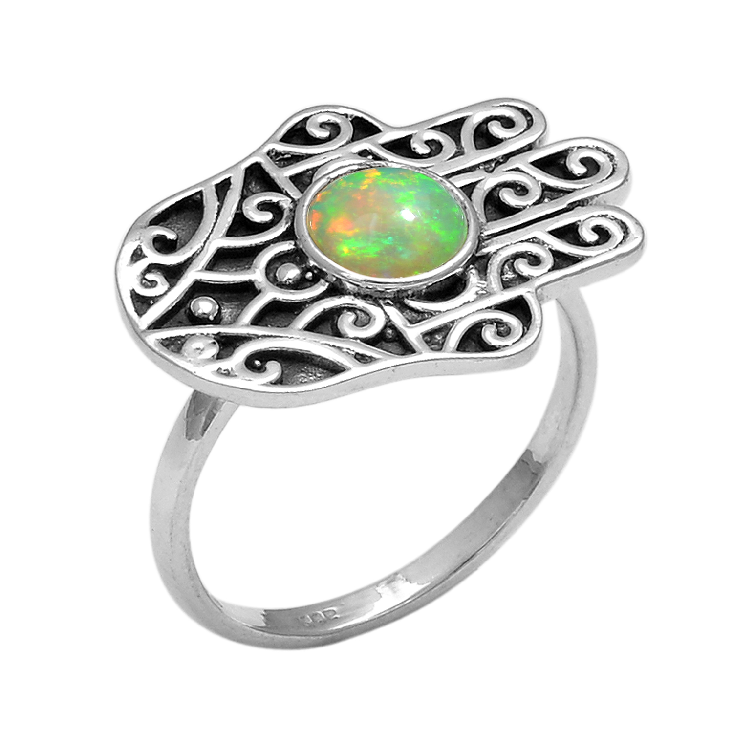 SKU 22128 unique Opal rings Jewelry