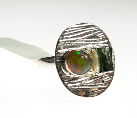 SKU 22156 unique Opal rings Jewelry