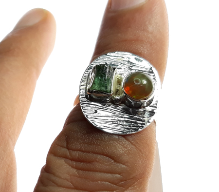 SKU 22156 unique Opal rings Jewelry