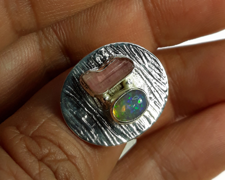 SKU 22157 unique Opal rings Jewelry