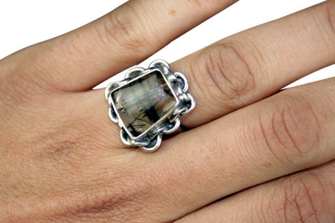 SKU 9165 unique Rutilated Quartz rings Jewelry